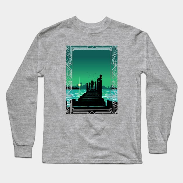 Green Light Long Sleeve T-Shirt by Daletheskater